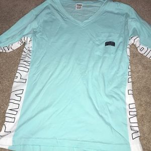 Turquoise VS Pink long sleeve shirt
